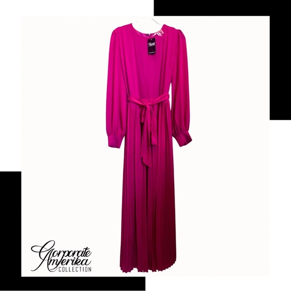 Pink belted jumpsuit - Picture 3 of 5